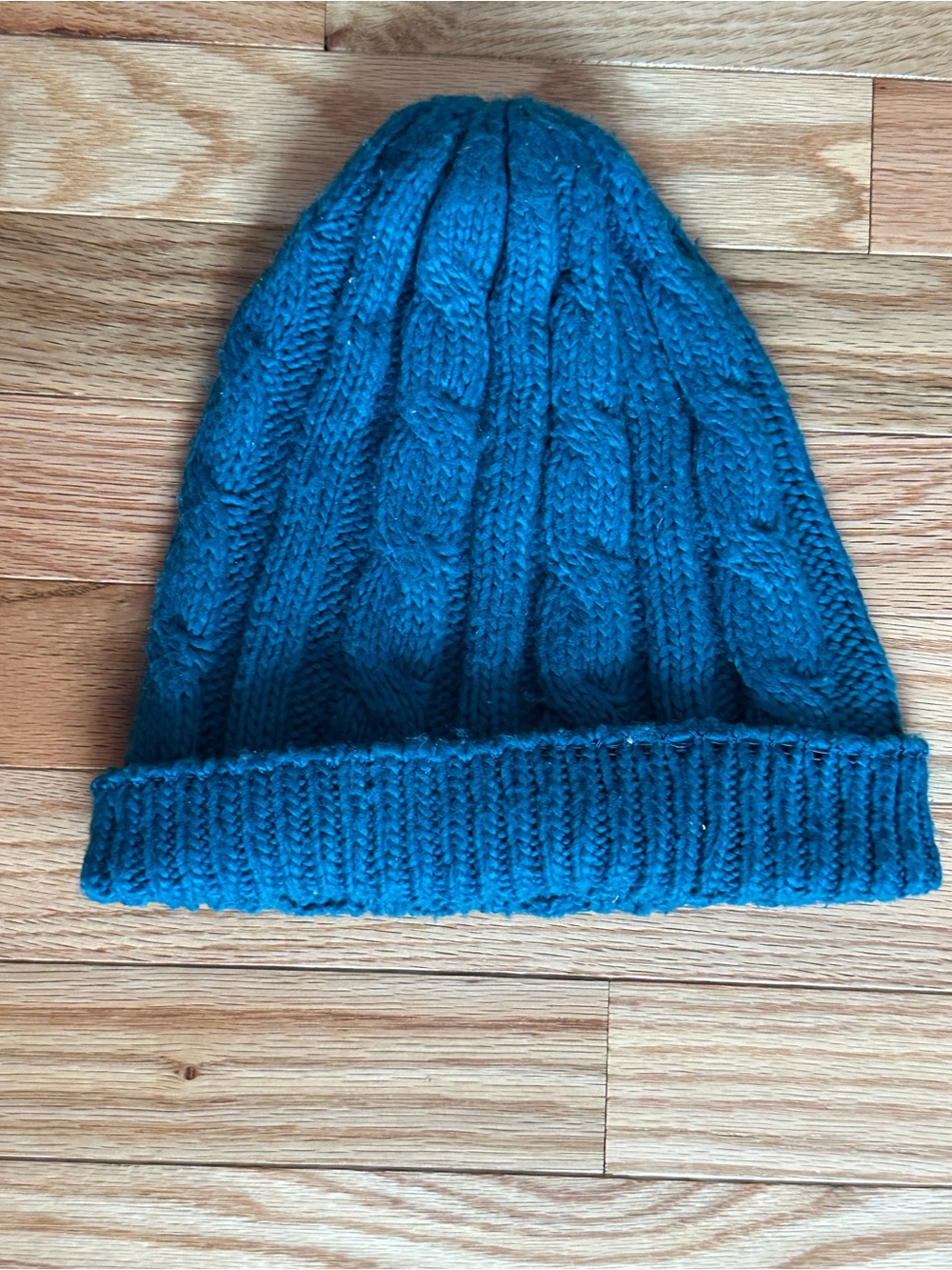 Women’s Cable Knit Beanie - Teal